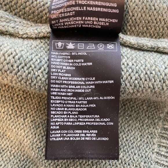 Ba&sh Keane Sweater Wool Blend Sweater in Green (Medium) - Picture 6 of 7